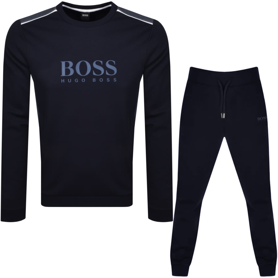 BOSS Bodywear Lounge Tracksuit Navy | Mainline Menswear Ireland