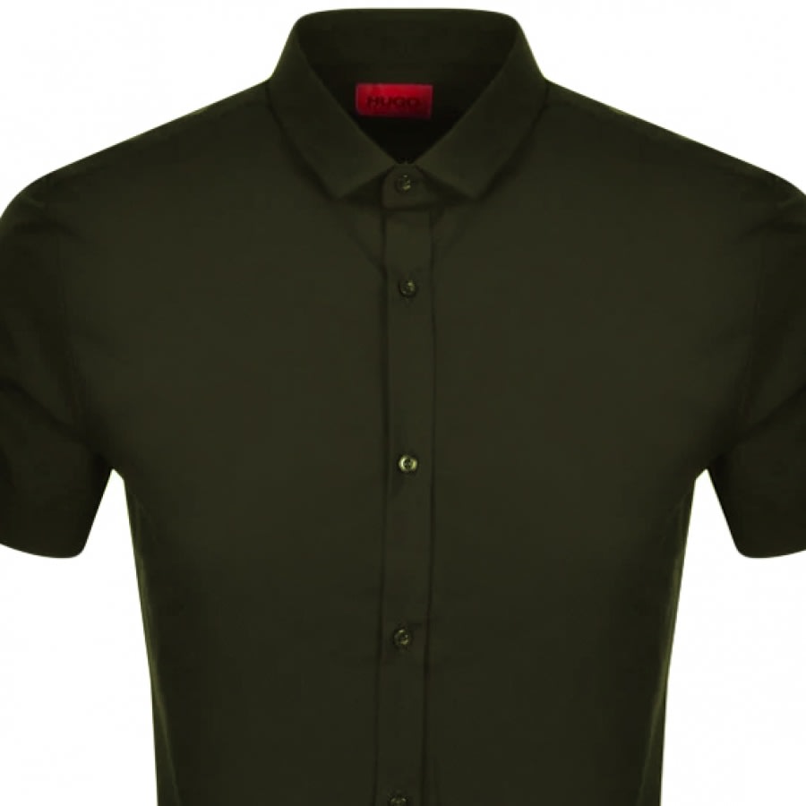 Alternative Image for ProductHUGO Empson Short Sleeve Shirt Green2