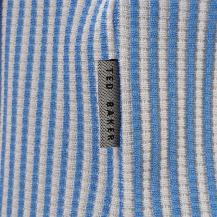 Alternative Image for ProductTed Baker Ramenn Striped Polo T Shirt Blue3