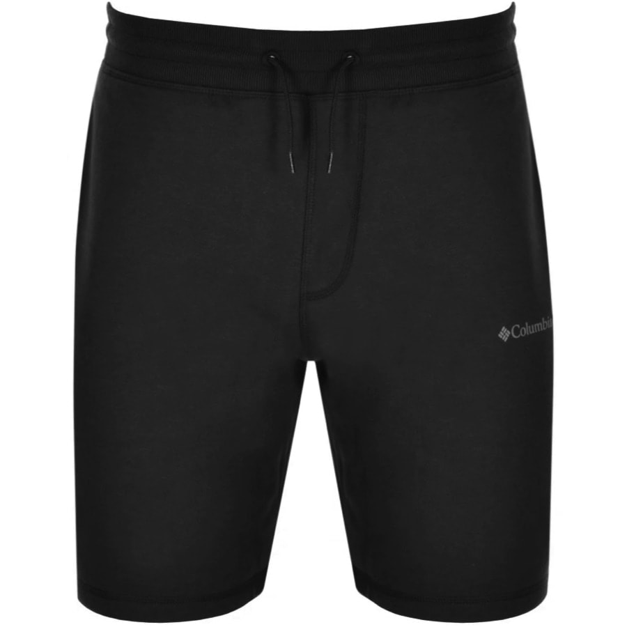 Alternative Image for ProductColumbia Logo Fleece Shorts Black1