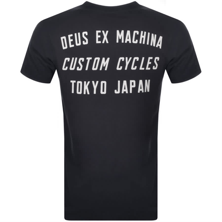 Alternative Image for ProductDeus Ex Machina Speed Stix T Shirt Grey2