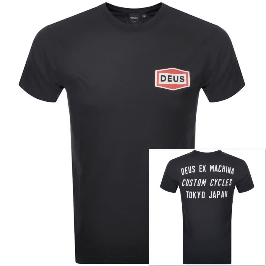 Alternative Image for ProductDeus Ex Machina Speed Stix T Shirt Grey1
