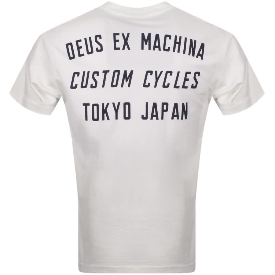Alternative Image for ProductDeus Ex Machina Speed Stix T Shirt White2