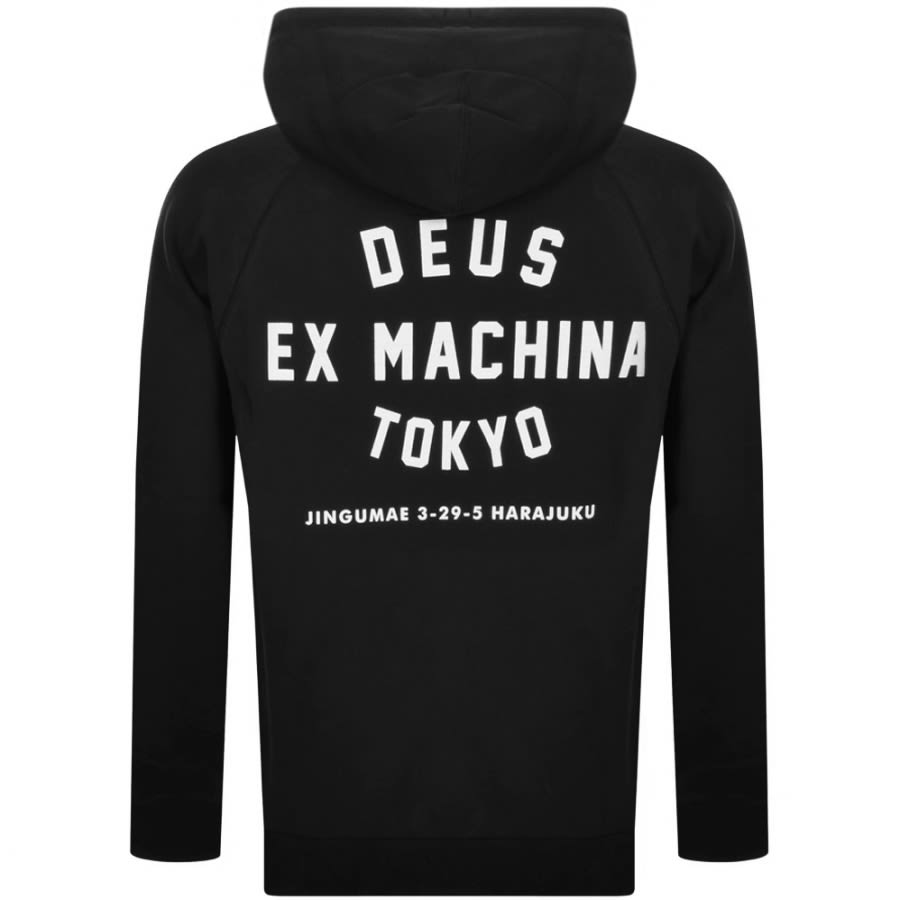 Alternative Image for ProductDeus Ex Machina Tokyo Logo Hoodie Black2
