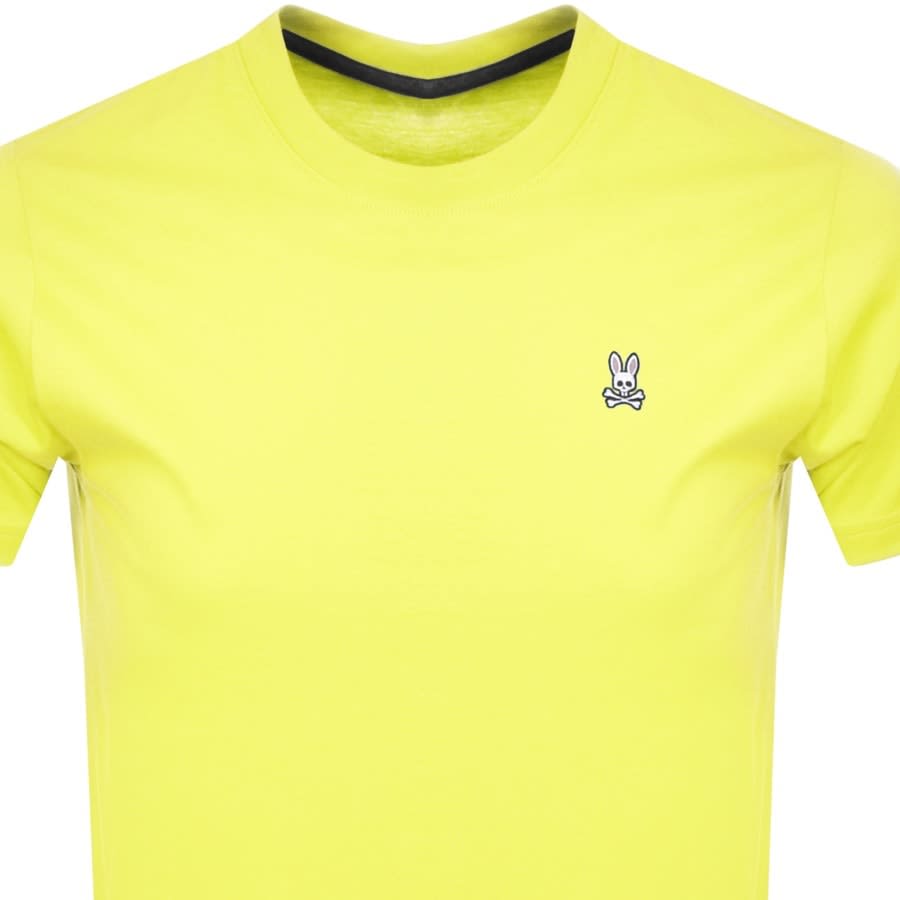 Psycho Bunny Classic Crew Neck T Shirt Yellow | Mainline Menswear