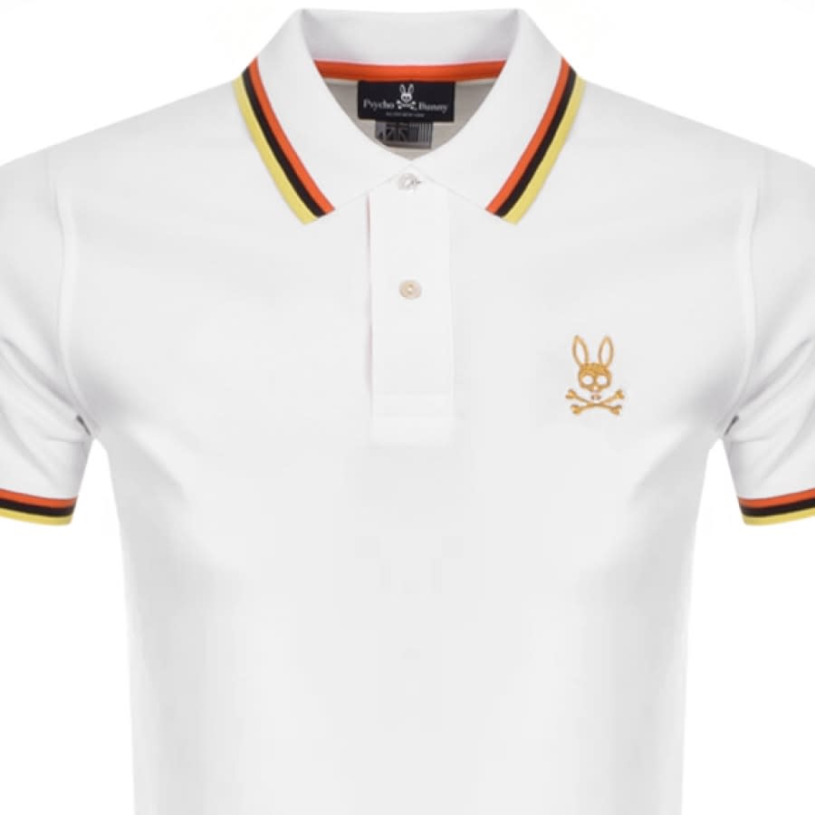 Alternative Image for ProductPsycho Bunny St Lucia Polo T Shirt White2