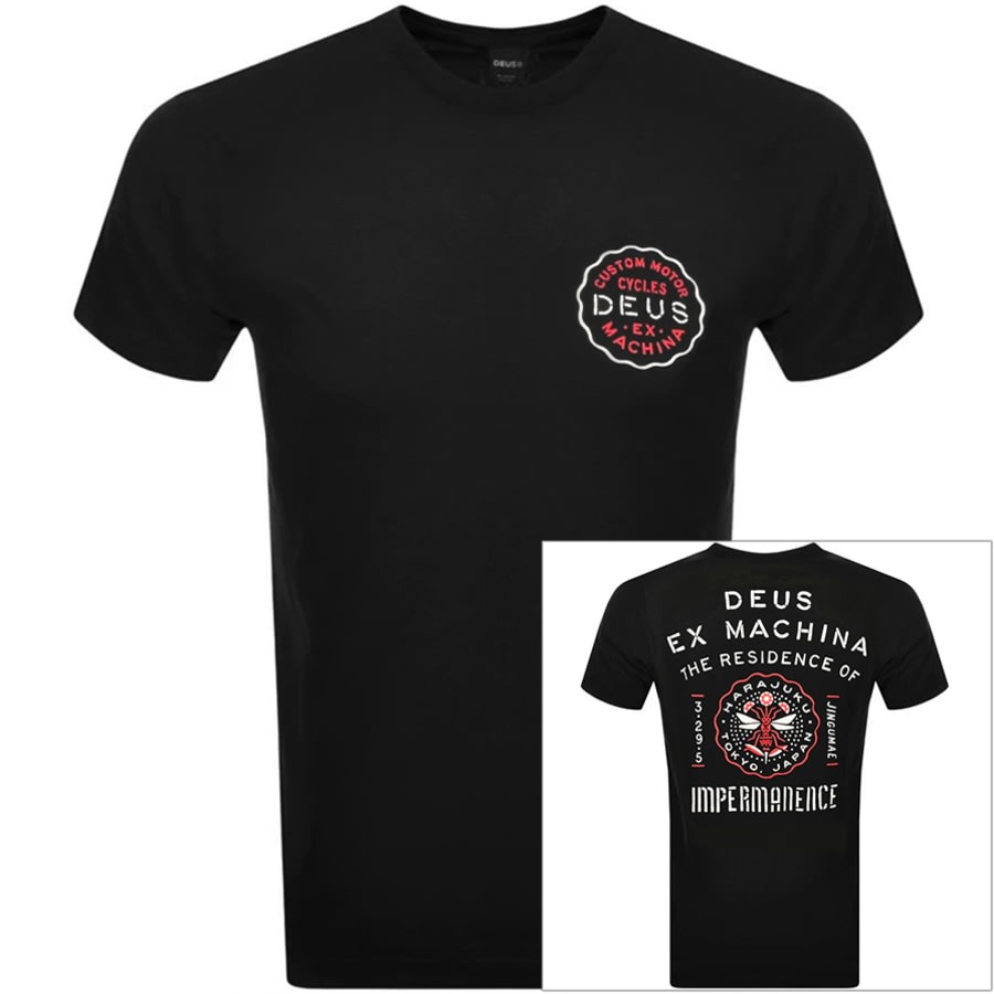 Alternative Image for ProductDeus Ex Machina Logo T Shirt Black1