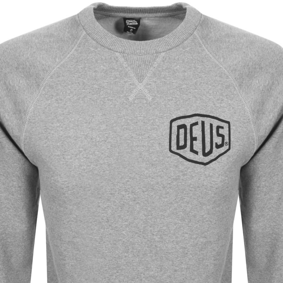 Alternative Image for ProductDeus Ex Machina Crew Neck Canggu Sweatshirt Grey2