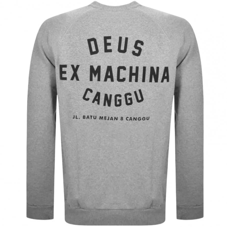 Alternative Image for ProductDeus Ex Machina Crew Neck Canggu Sweatshirt Grey3