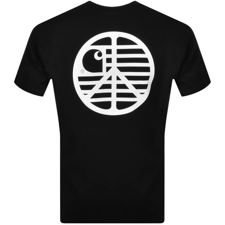 Alternative Image for ProductCarhartt Short Sleeved Peace State T Shirt Black3