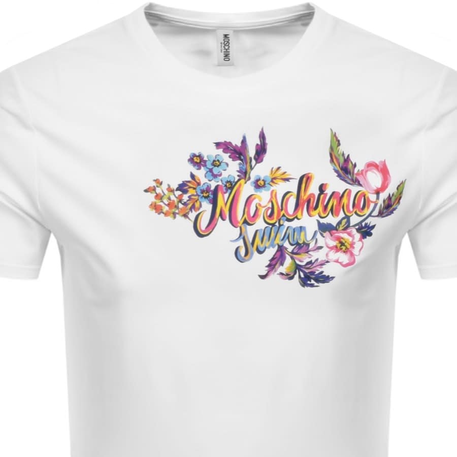 Alternative Image for ProductMoschino Swim Logo T Shirt White2