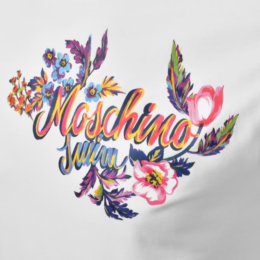 Alternative Image for ProductMoschino Swim Logo T Shirt White3