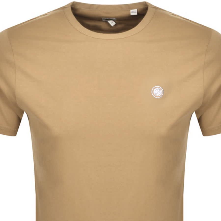 Alternative Image for ProductPretty Green Crew Neck T Shirt Beige2