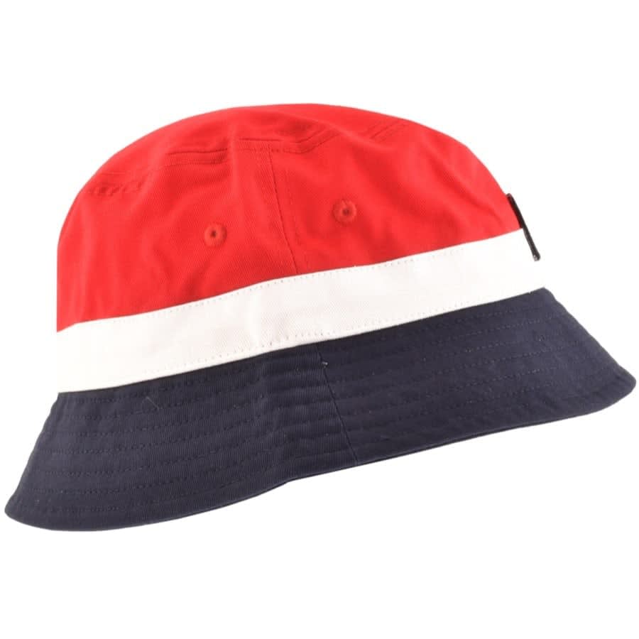 Fila Vintage Basil Bucket Hat Red 