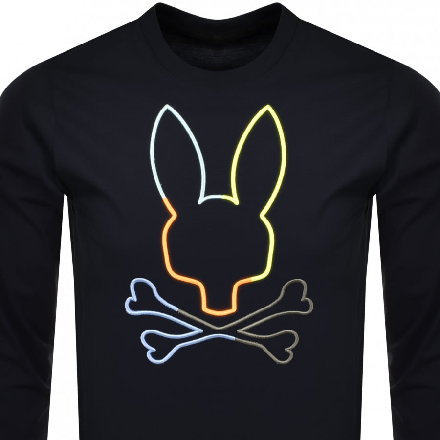 Alternative Image for ProductPsycho Bunny Sheffield Long Sleeve T Shirt Navy2