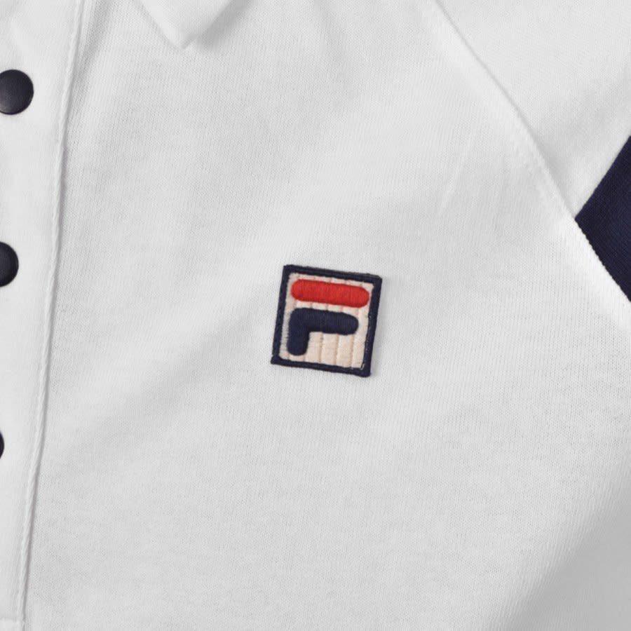 Alternative Image for ProductFila Vintage Gabriel Raglan Polo T Shirt White3