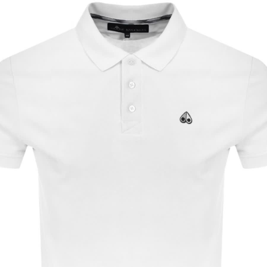 Alternative Image for ProductMoose Knuckles Short Sleeved Polo T Shirt White2