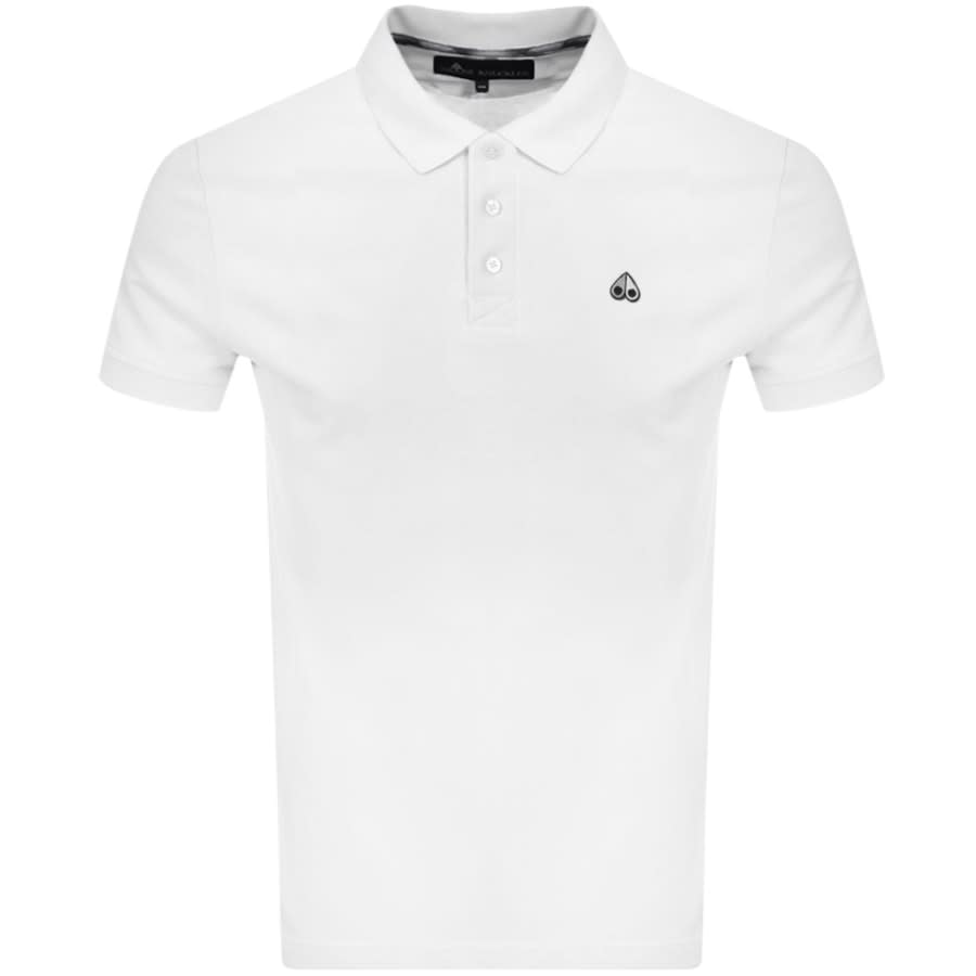 Alternative Image for ProductMoose Knuckles Short Sleeved Polo T Shirt White1