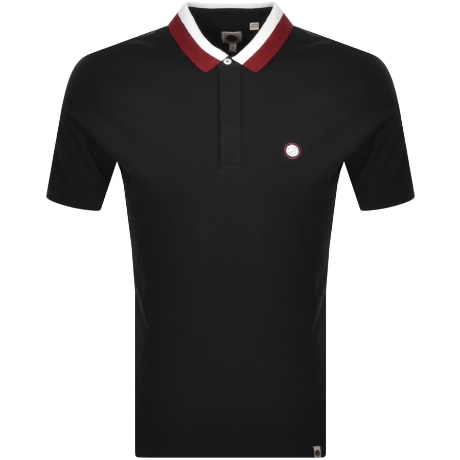 Alternative Image for ProductPretty Green Tilby Contrast Collar Polo T Shirt Bl1