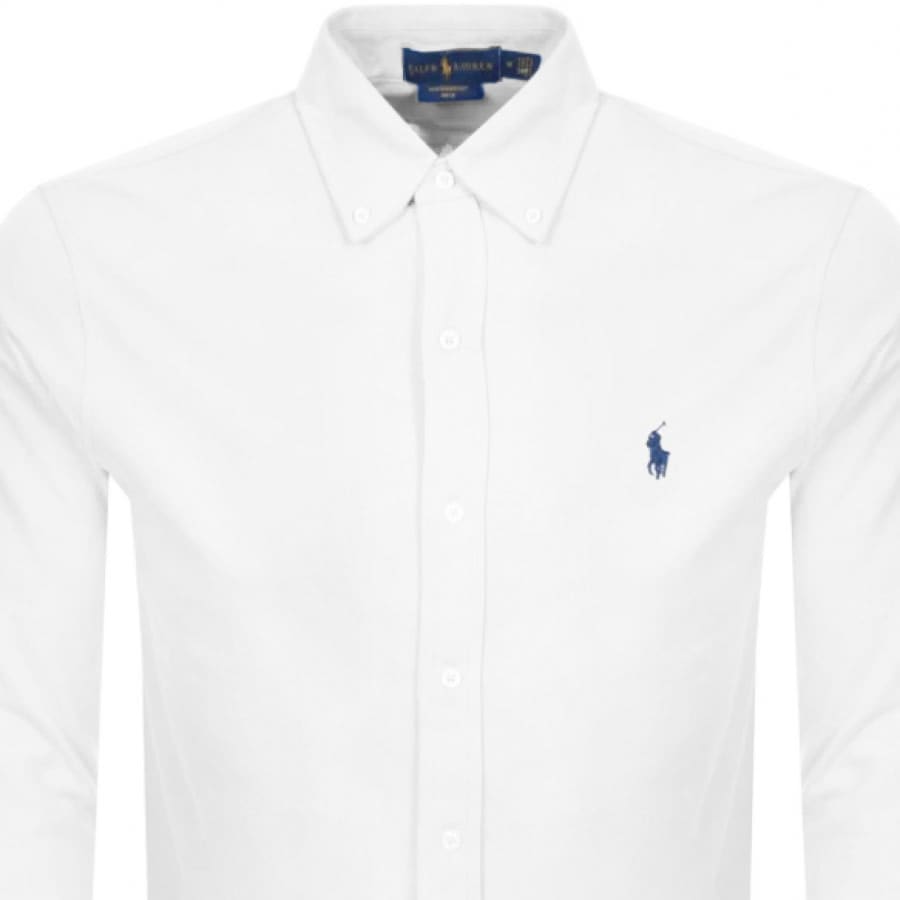 Alternative Image for ProductRalph Lauren Featherweight Mesh Shirt White2