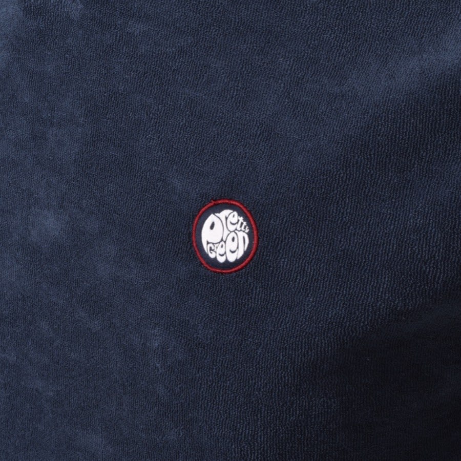 Alternative Image for ProductPretty Green Tilby Towelling Polo T Shirt Navy3