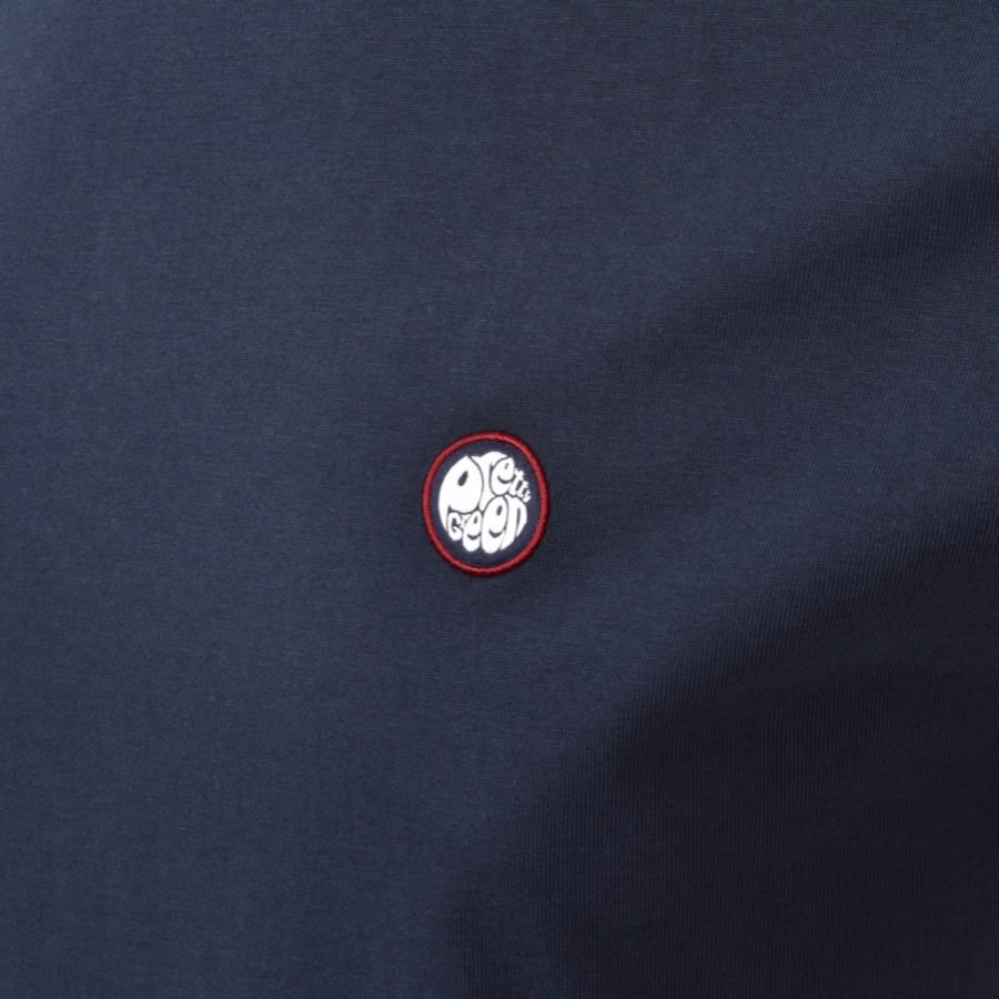 Alternative Image for ProductPretty Green Tilby Tipped T Shirt Navy3