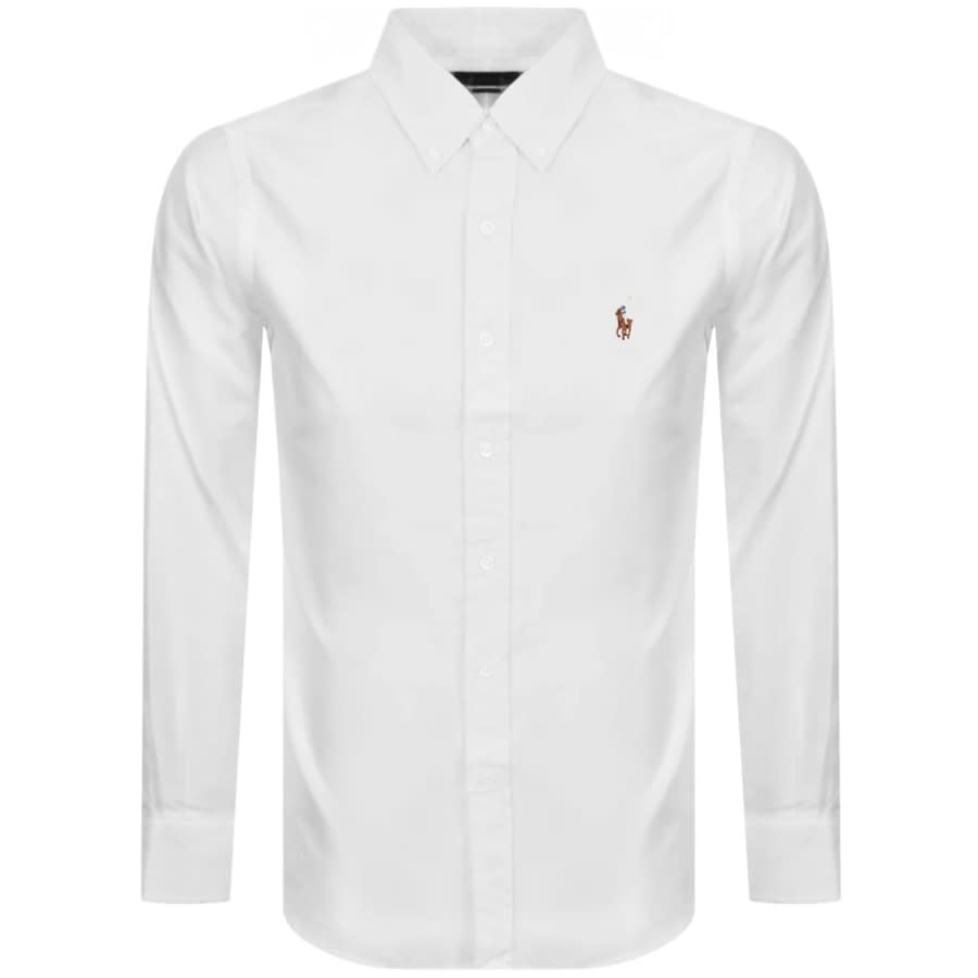 Alternative Image for ProductRalph Lauren Slim Fit Oxford Shirt White1