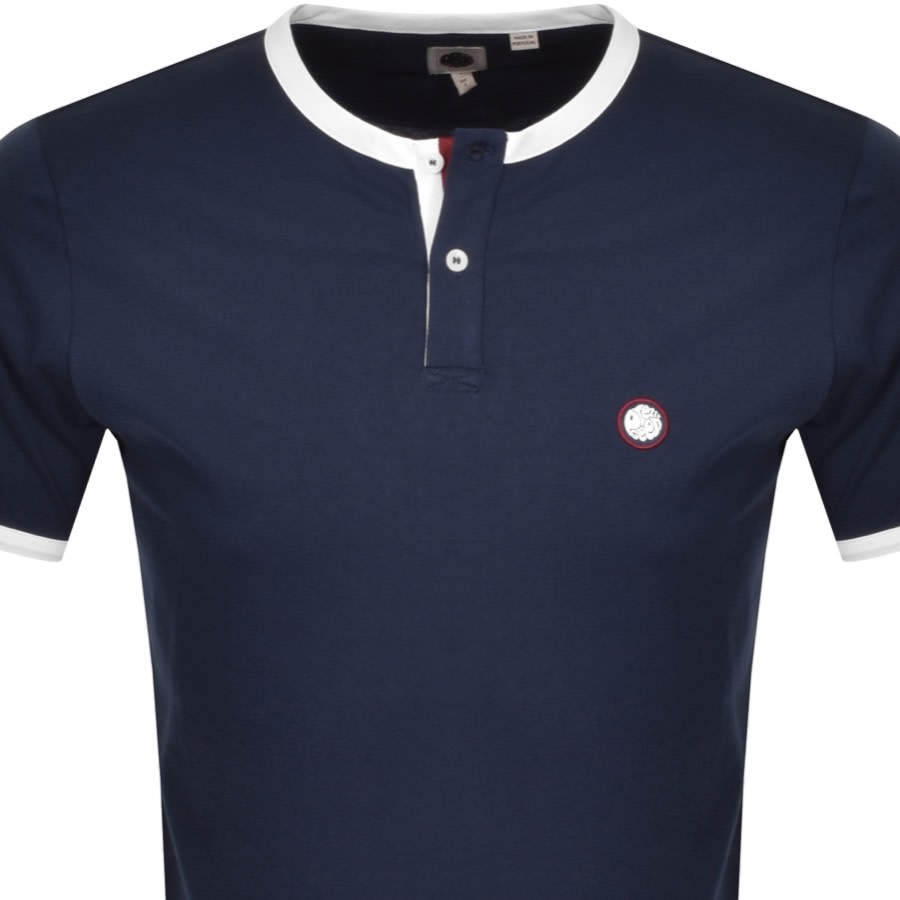 Alternative Image for ProductPretty Green Tilby Grandad T Shirt Navy2