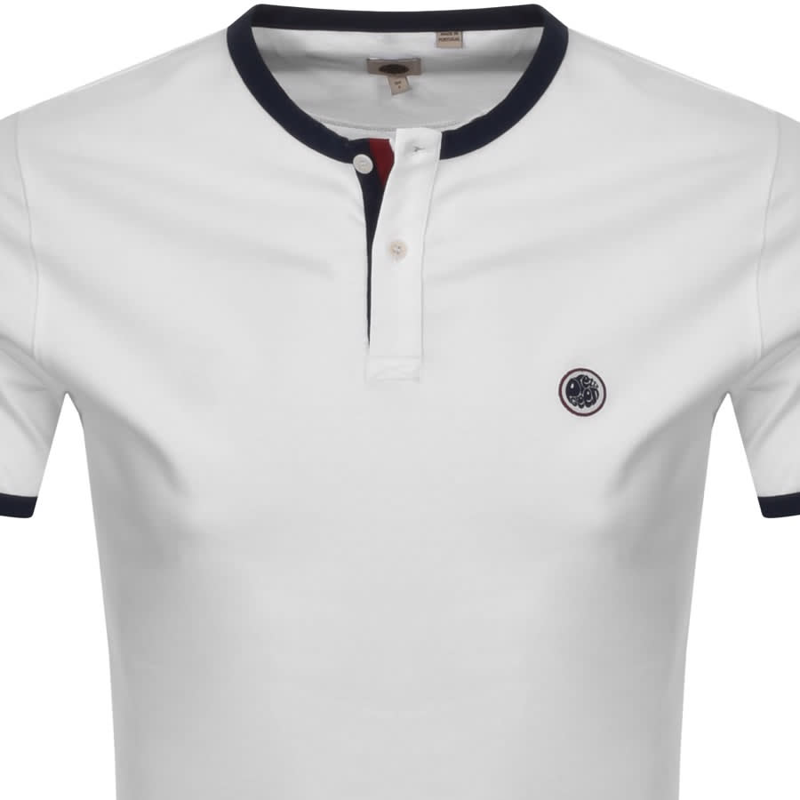 Alternative Image for ProductPretty Green Tilby Grandad T Shirt White2