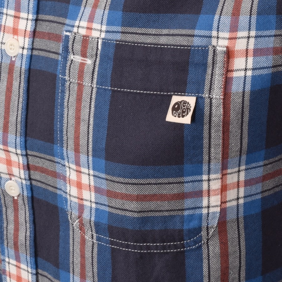 Alternative Image for ProductPretty Green Check Shirt Navy3