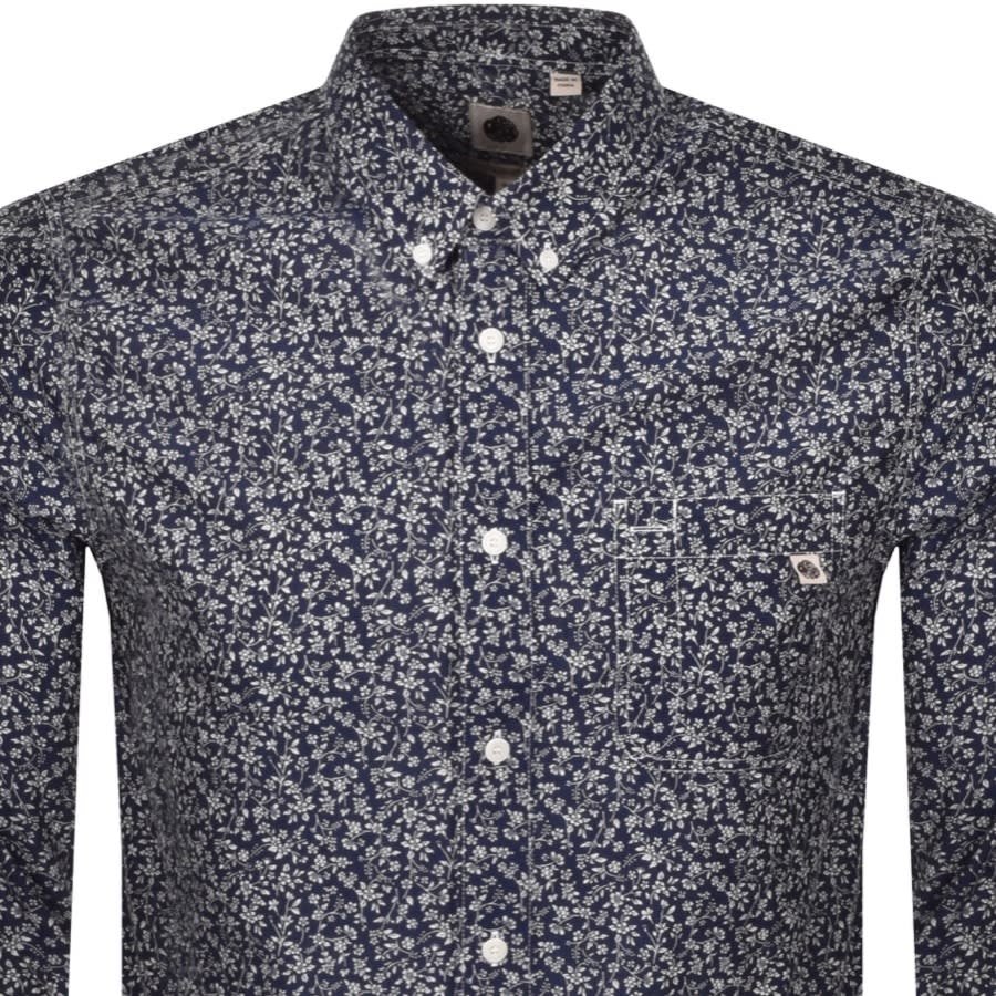 Alternative Image for ProductPretty Green Japanese Print Shirt Navy2