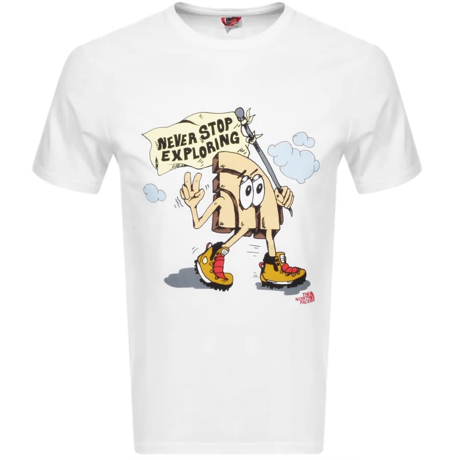 Alternative Image for ProductThe North Face Exploring Logo T Shirt White1