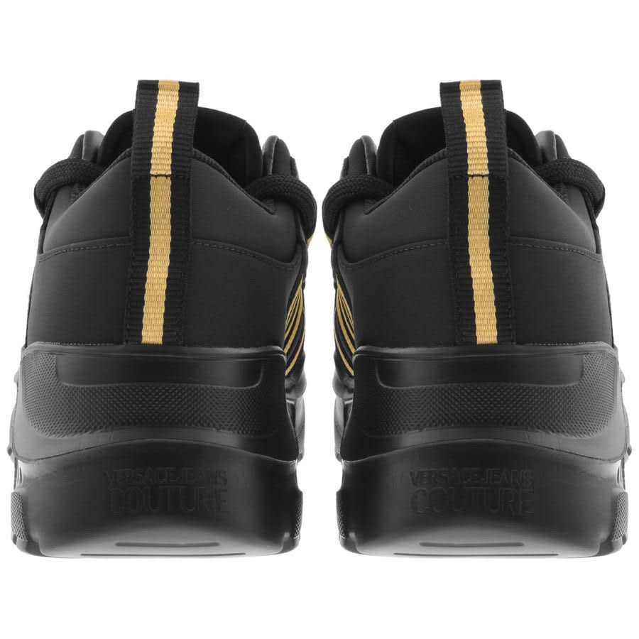 Alternative Image for ProductVersace Jeans Couture Logo Trainers Black2