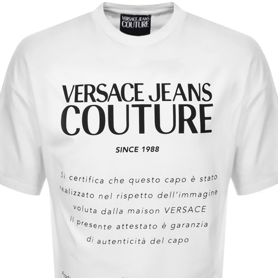 Alternative Image for ProductVersace Jeans Couture Logo T Shirt White2