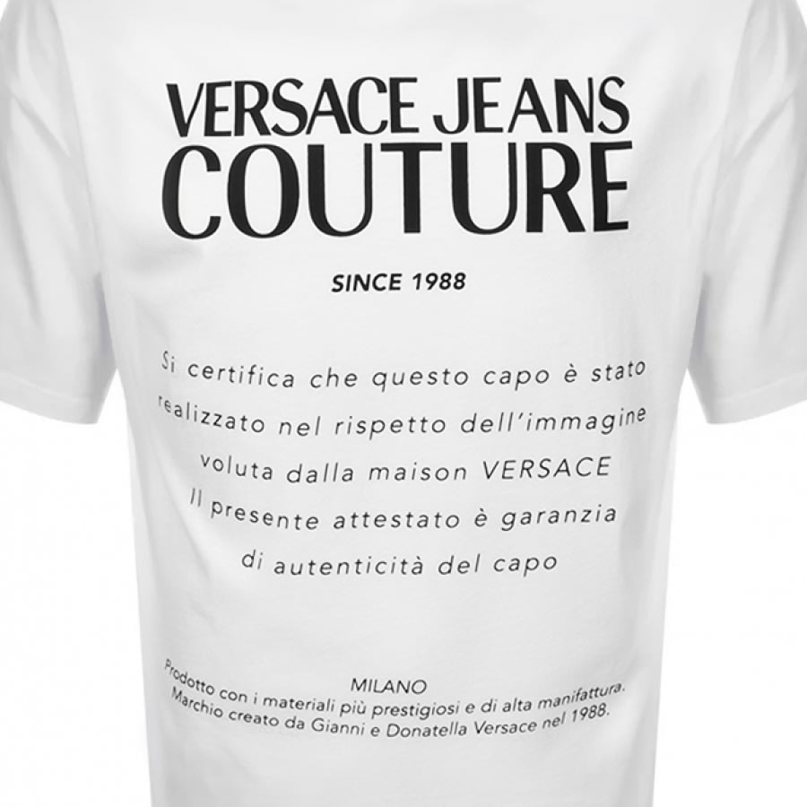Alternative Image for ProductVersace Jeans Couture Logo T Shirt White3