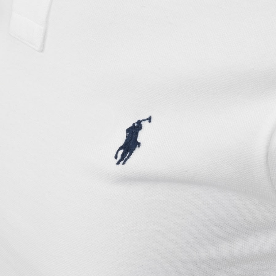 Alternative Image for ProductRalph Lauren Custom Slim Fit Polo T Shirt White3