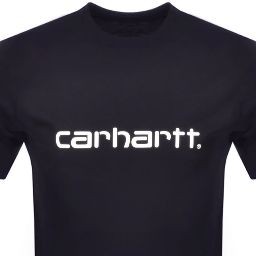 Alternative Image for ProductCarhartt Script Logo T Shirt Navy2