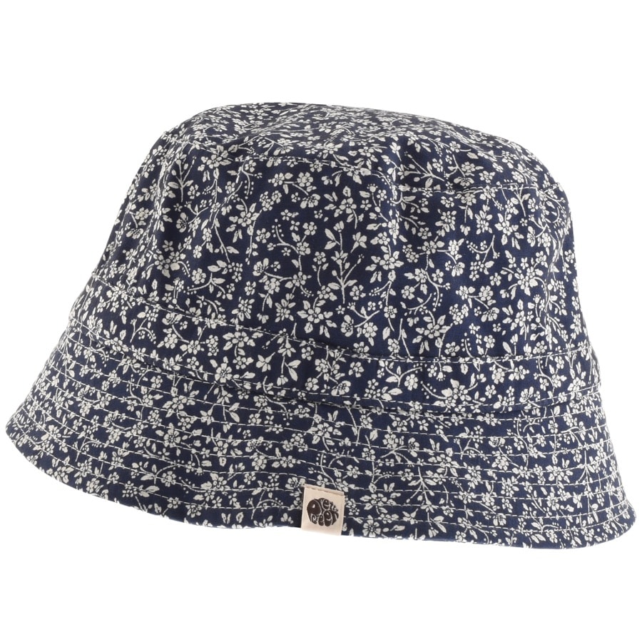 Pretty Green Japanese Print Bucket Hat Navy Mainline Menswear Sweden