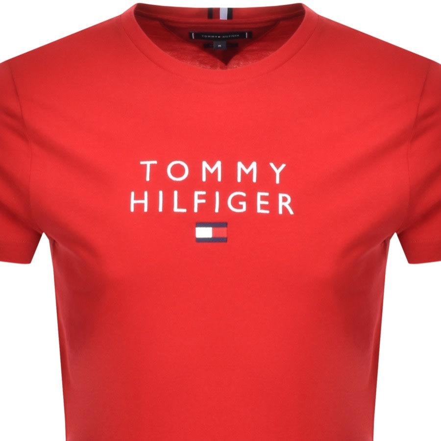 Alternative Image for ProductTommy Hilfiger Icon Flag Logo T Shirt Red2