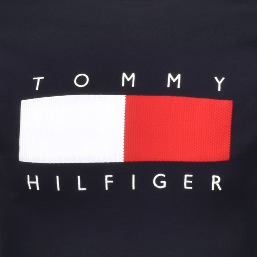 Alternative Image for ProductTommy Hilfiger Corp Texture Insert T Shirt Navy3
