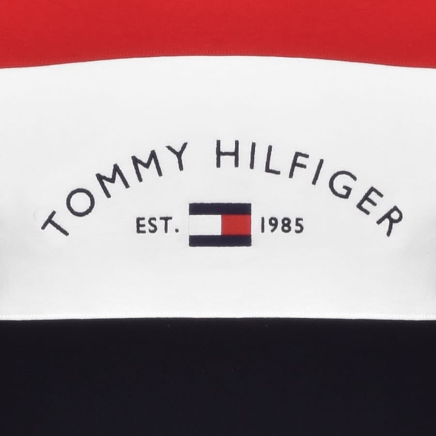 Tommy Hilfiger Colour Block Sweatshirt Red | Mainline Menswear