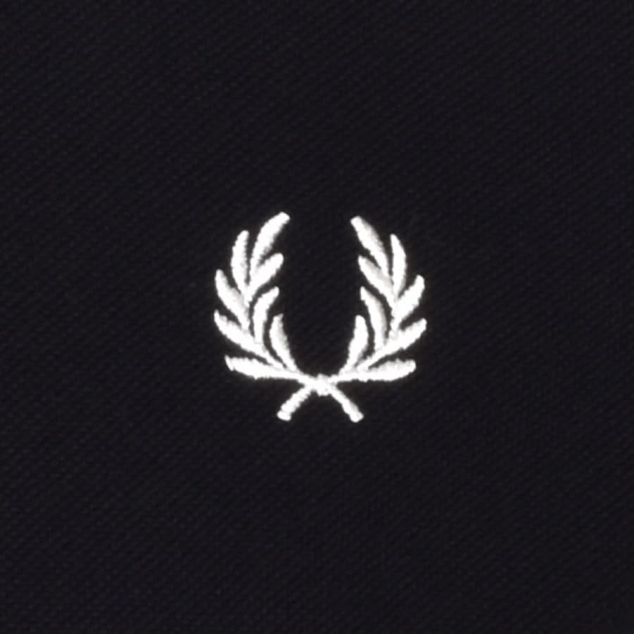 Alternative Image for ProductFred Perry Striped Henley Polo Shirt Navy3