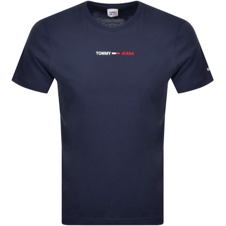 Alternative Image for ProductTommy Jeans Short Sleeve Logo T Shirt Navy1