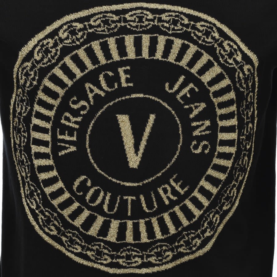 Alternative Image for ProductVersace Jeans Couture Logo Knit Jumper Black3