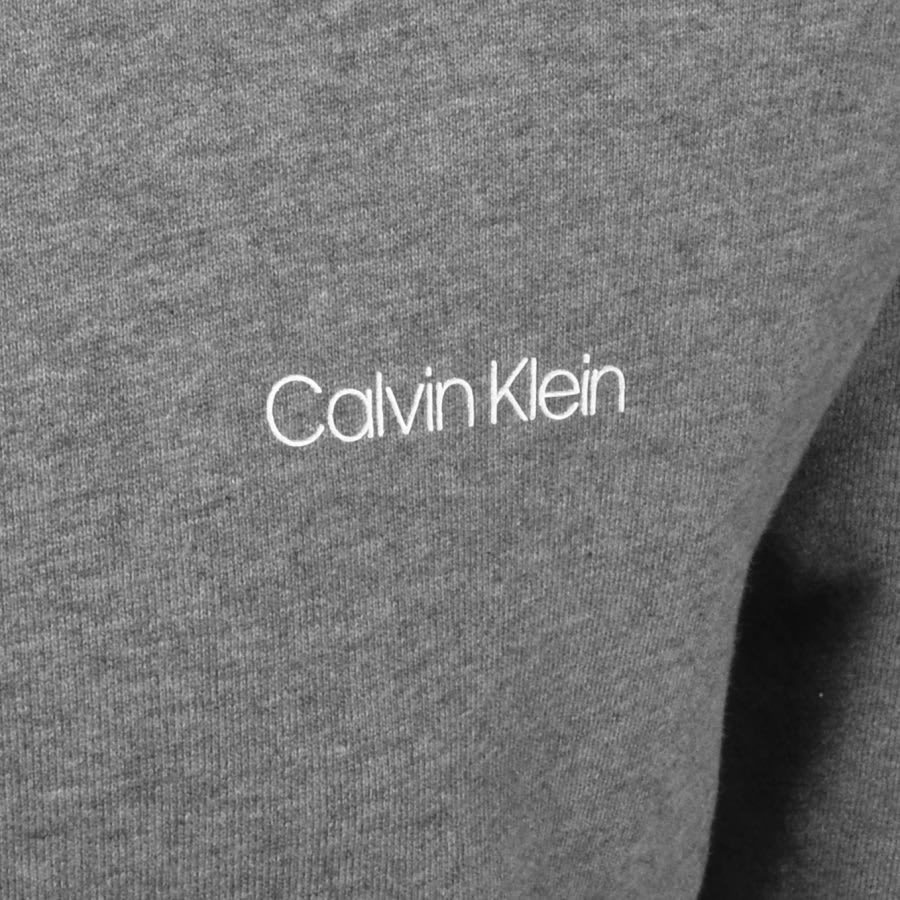 Alternative Image for ProductCalvin Klein Logo Crew Neck Sweatshirt Grey3