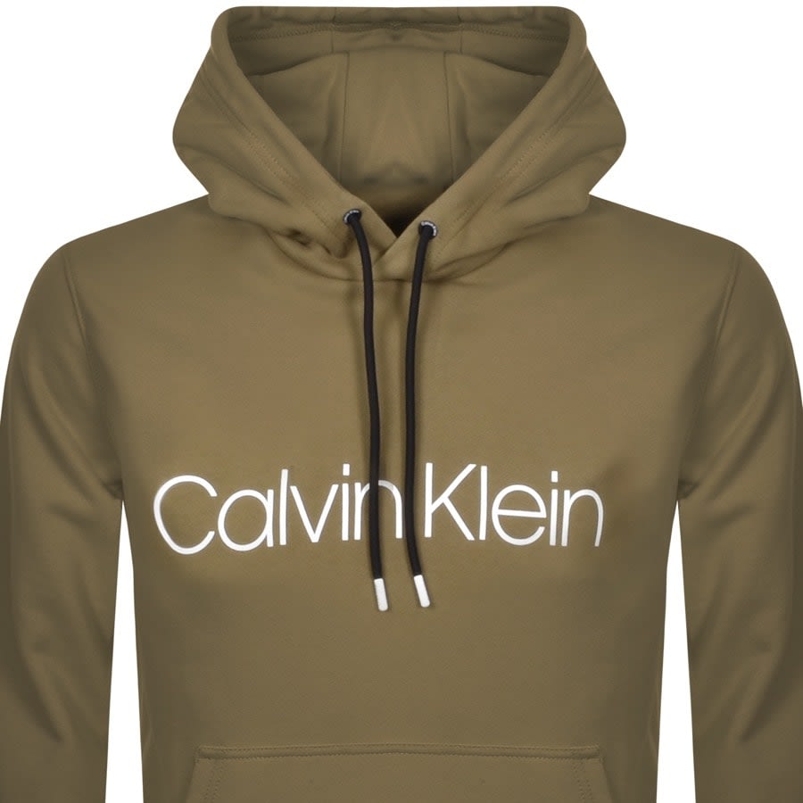 Alternative Image for ProductCalvin Klein Logo Hoodie Green2