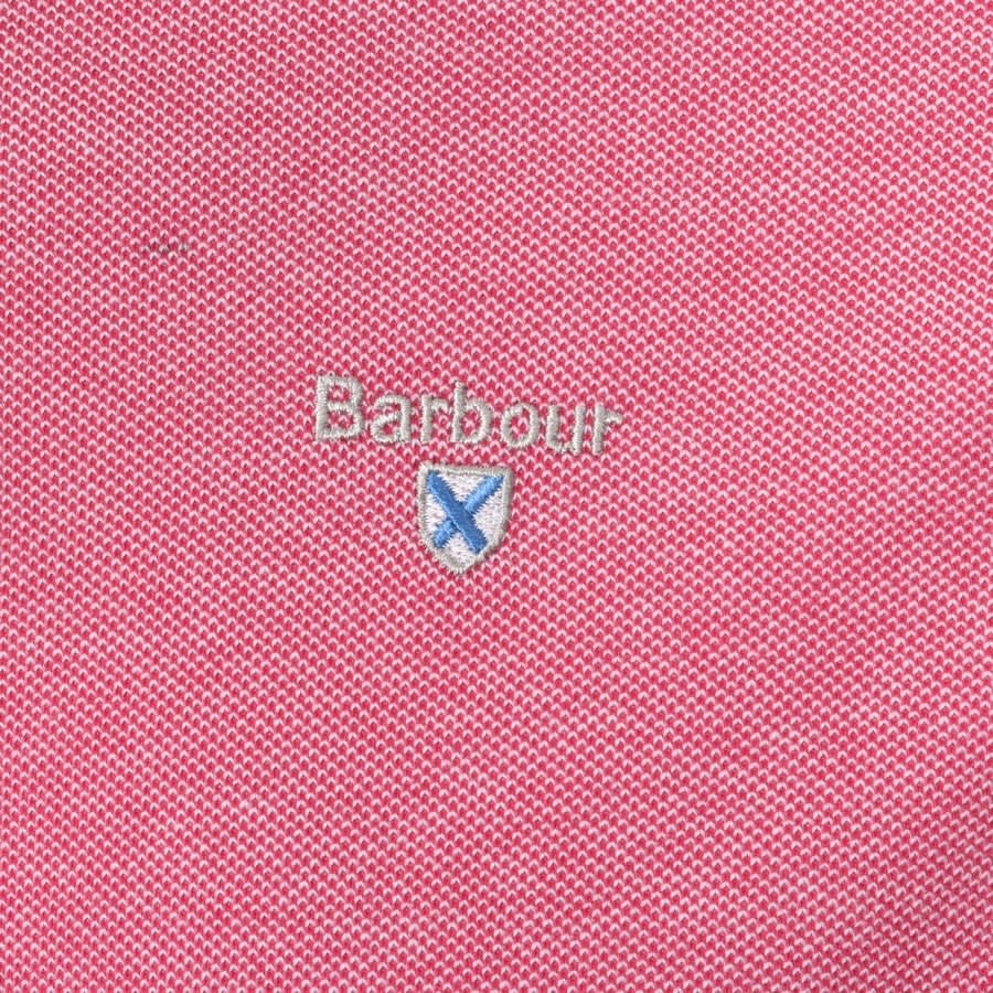 Alternative Image for ProductBarbour Sports Polo T Shirt Pink3