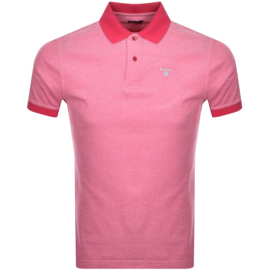 Alternative Image for ProductBarbour Sports Polo T Shirt Pink1