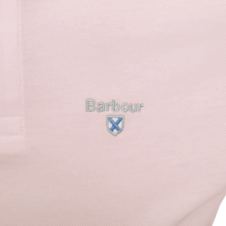 Alternative Image for ProductBarbour Lynton Polo T Shirt Pink3