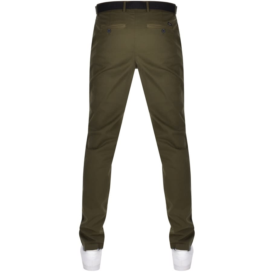 Alternative Image for ProductCalvin Klein Slim Fit Chino Trousers Green2
